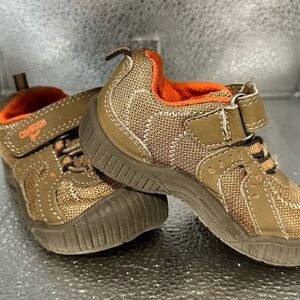 OshKosh B'gosh Brown and Orange Sneakers Casual Comfort